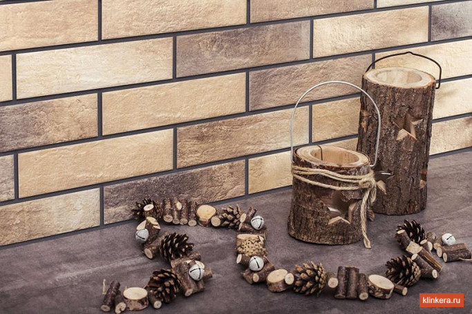 Фасадная плитка Cerrad Loft Brick, цвет Masala