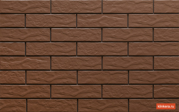 Фасадная плитка Cerrad Brown структурированная