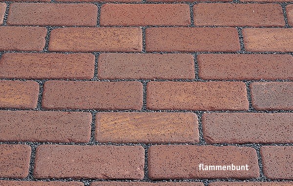 Тротуарная брусчатка Kerawil, цвет flammenbunt
