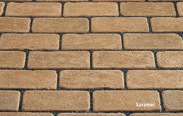 Тротуарная брусчатка Kerawil, цвет karamel